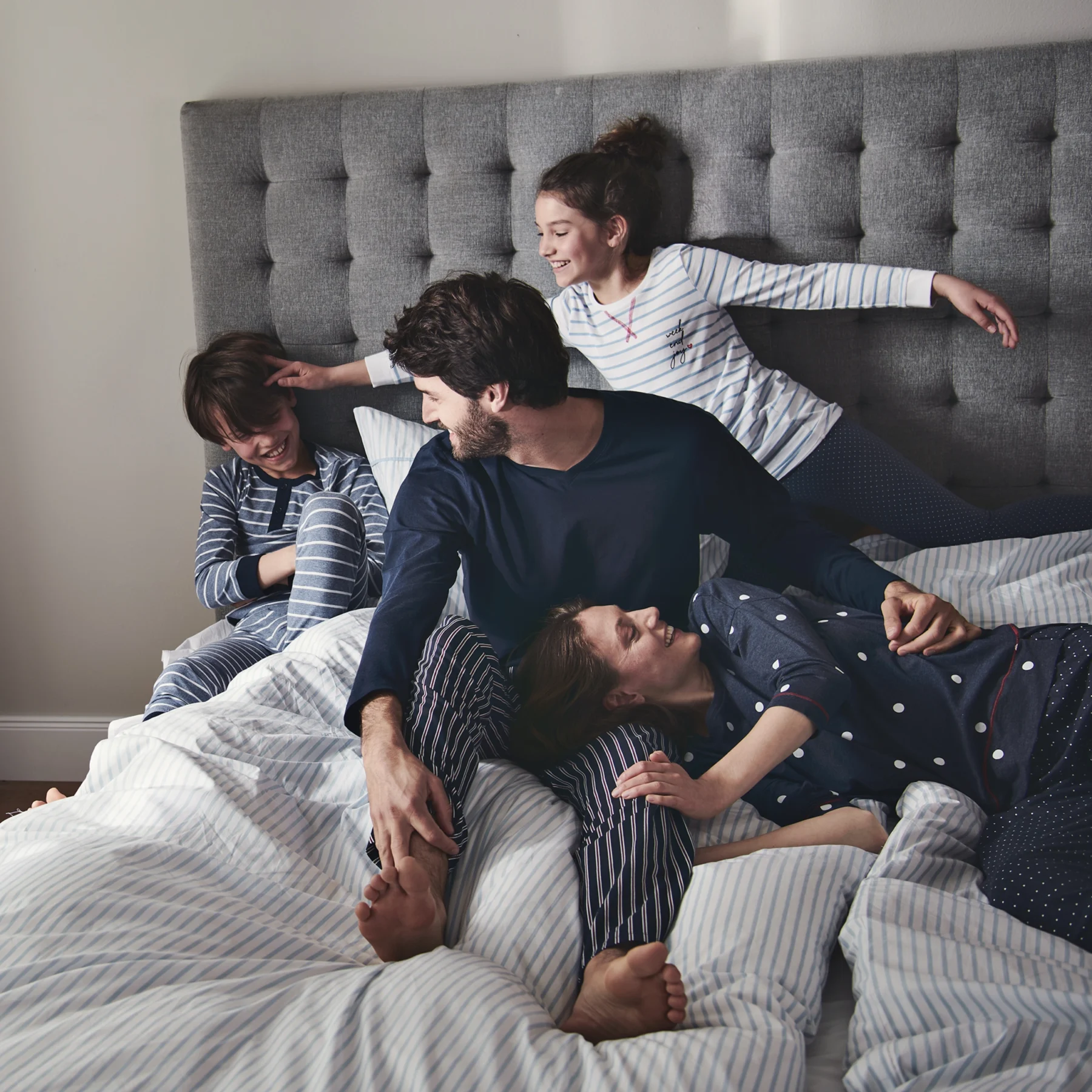 In the bed